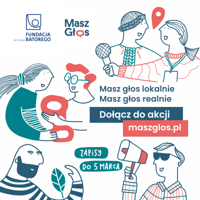 Plakat akcji "Masz Głos"